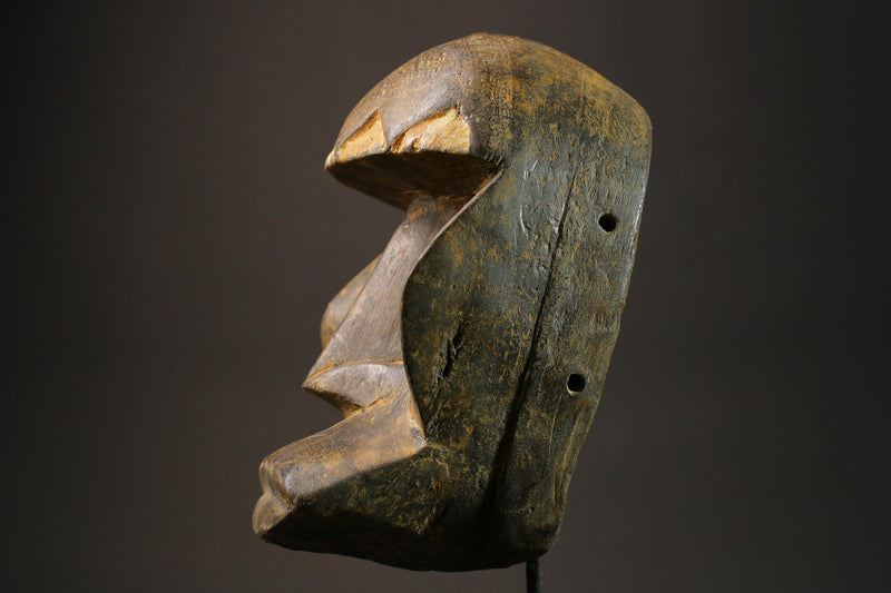 African wood mask antiques Dan Kran Mask Liberia Collectibles Home Decor Masks for wall-7819