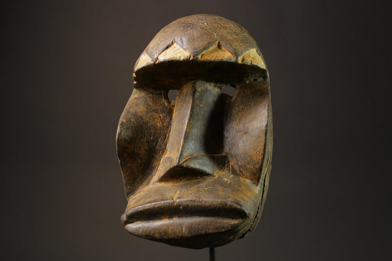 African wood mask antiques Dan Kran Mask Liberia Collectibles Home Decor Masks for wall-7819