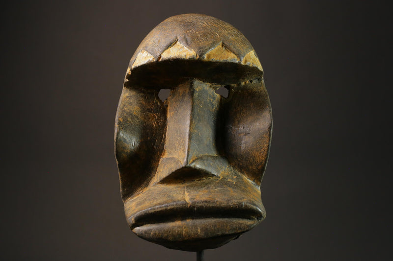 African wood mask antiques Dan Kran Mask Liberia Collectibles Home Decor Masks for wall-7819