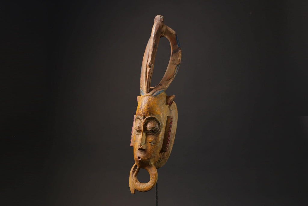 African Tribal Wood masks Guro vintage African mask large African mask masks for wall-G2430