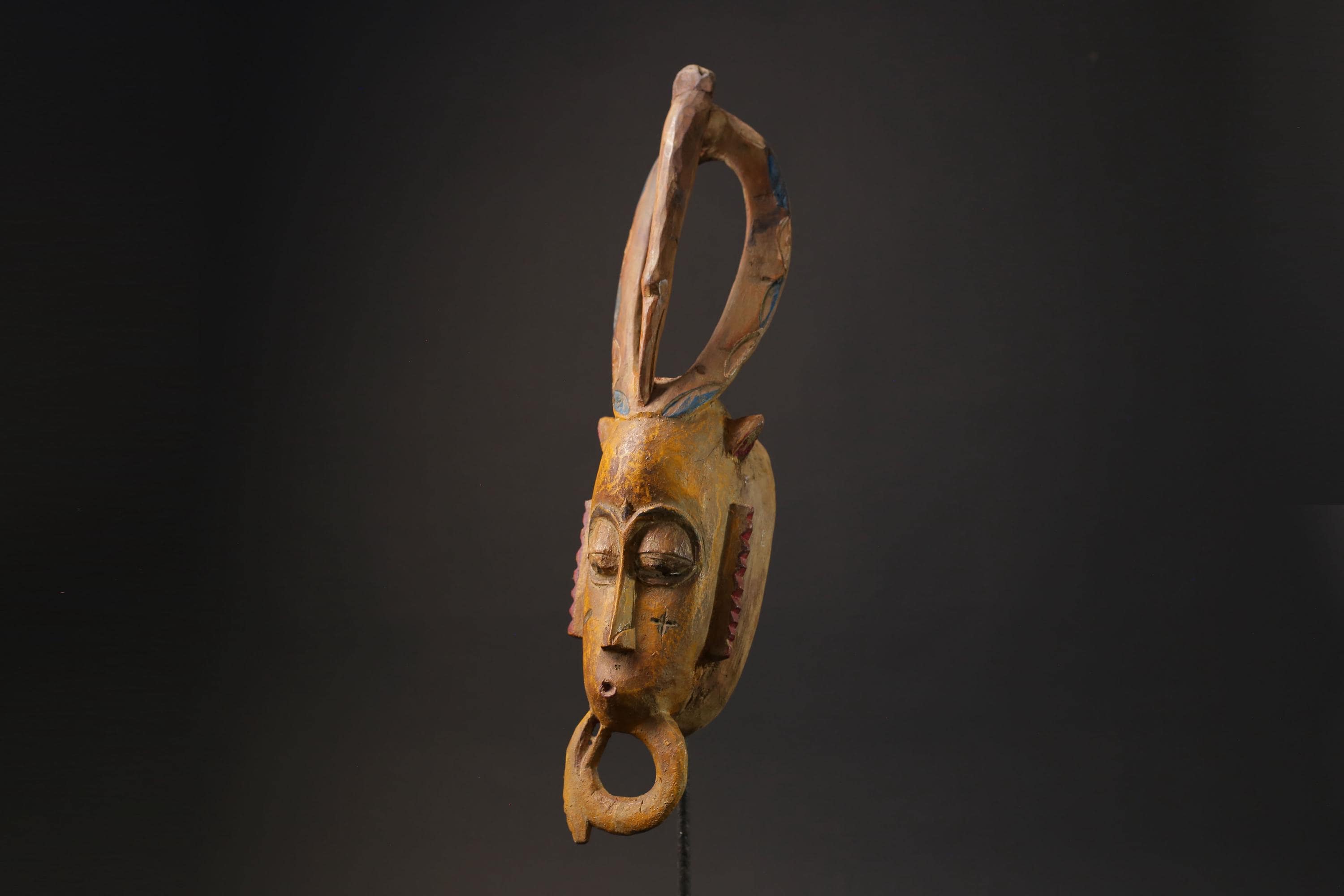 African Tribal Wood masks Guro vintage African mask large African mask masks for wall-G2430