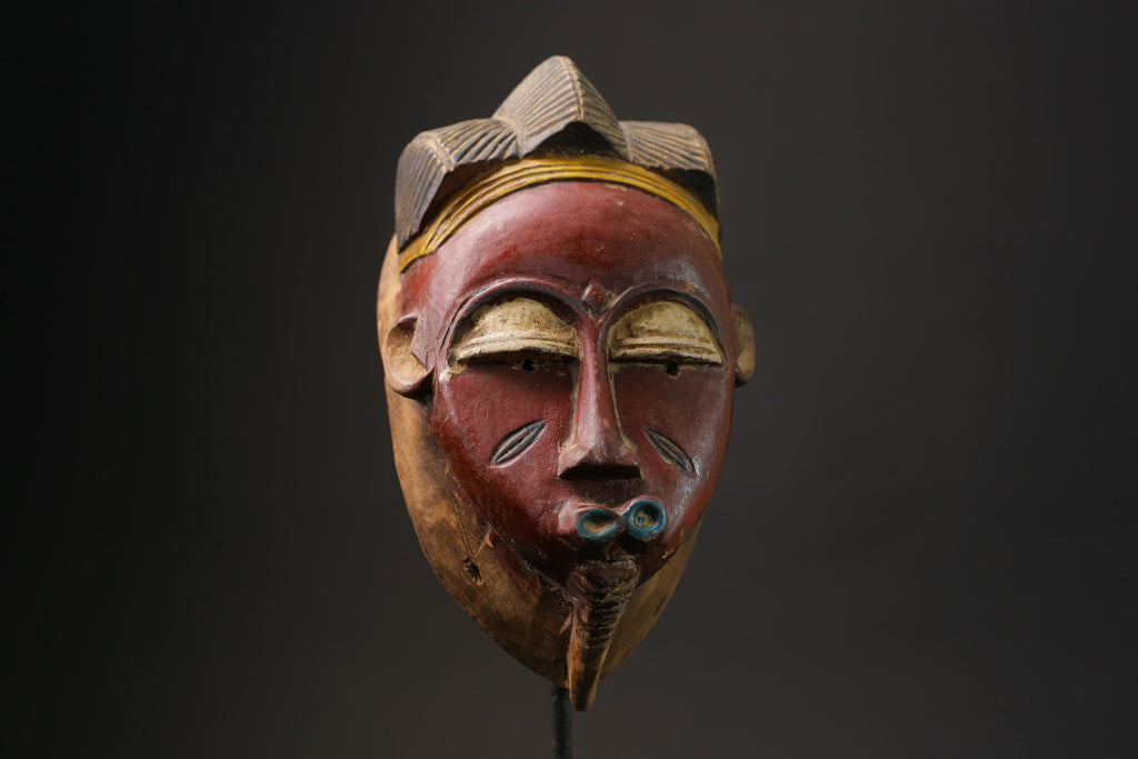 African Antiques Mid-century Wall Hanging Collectibles Wall Art Baule masks for wall-G2434