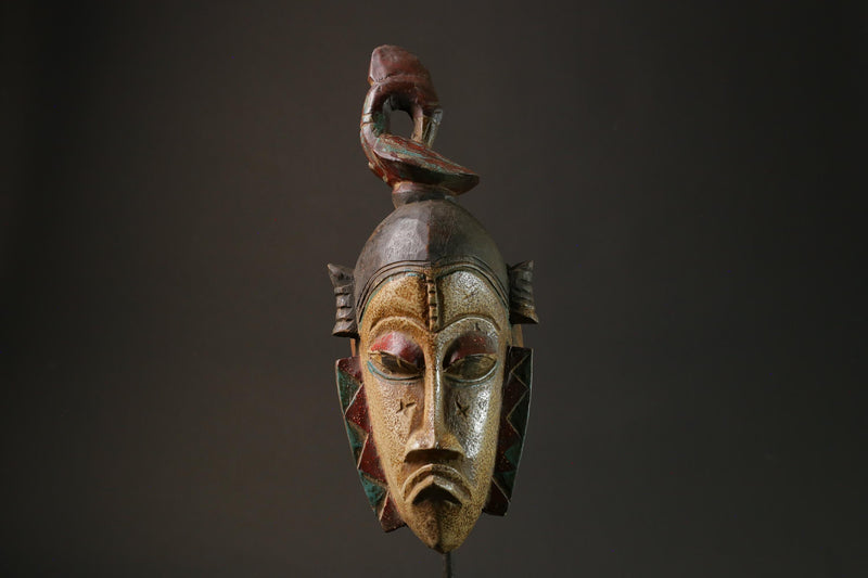 African Mask From The Guru Tribe Art Baule Mask Wall Tribal masks for wall-G2694