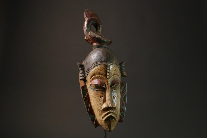 African Mask From The Guru Tribe Art Baule Mask Wall Tribal masks for wall-G2694