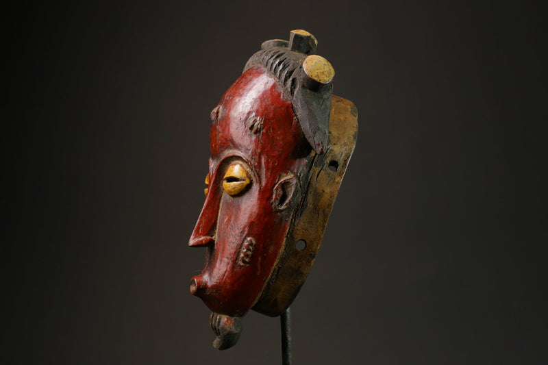 African Mask From The Guru Tribe Art Baule Mask Wall Tribal masks for wall-G2697