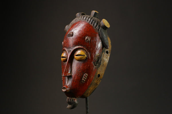 African Mask From The Guru Tribe Art Baule Mask Wall Tribal masks for wall-G2697