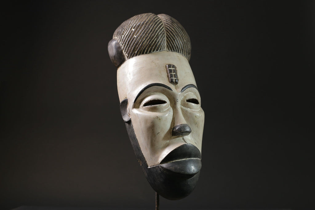 African Mask Tribal Face Mask Home Décor Carved Wall Hanging Guro masks for wall-7050