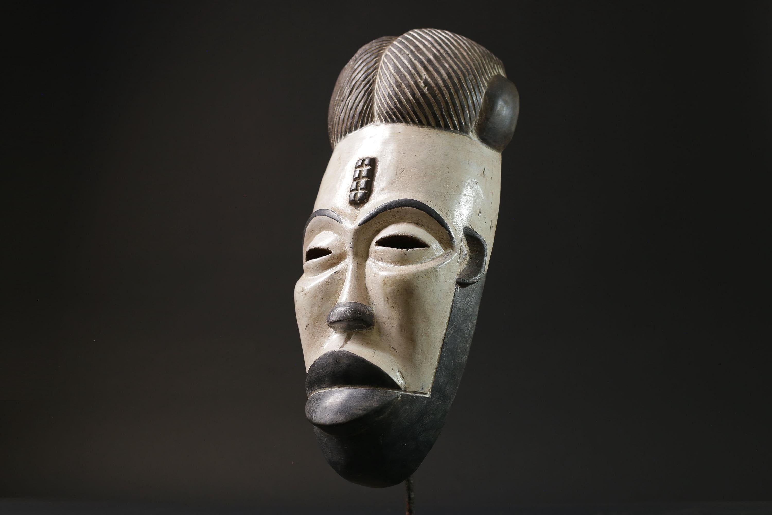 African Mask Tribal Face Mask Home Décor Carved Wall Hanging Guro masks for wall-7050