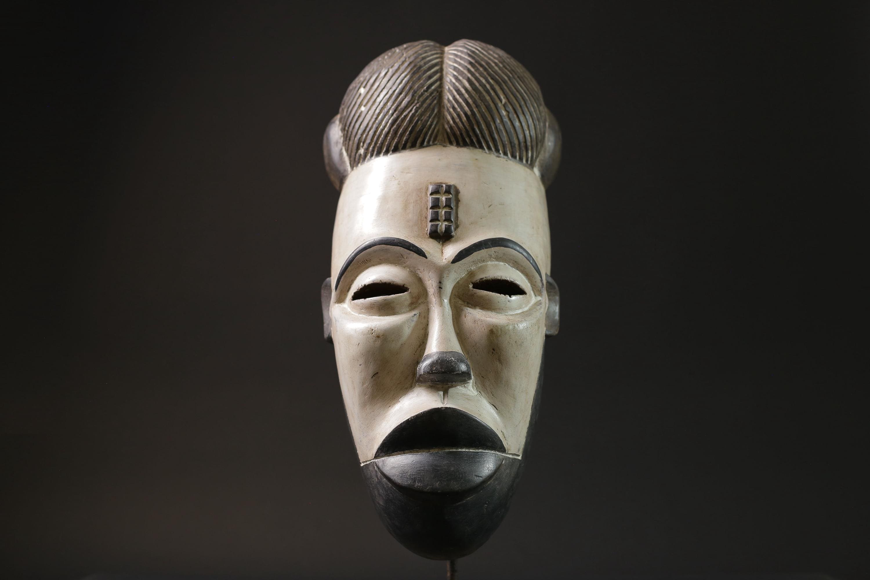 African Mask Tribal Face Mask Home Décor Carved Wall Hanging Guro masks for wall-7050