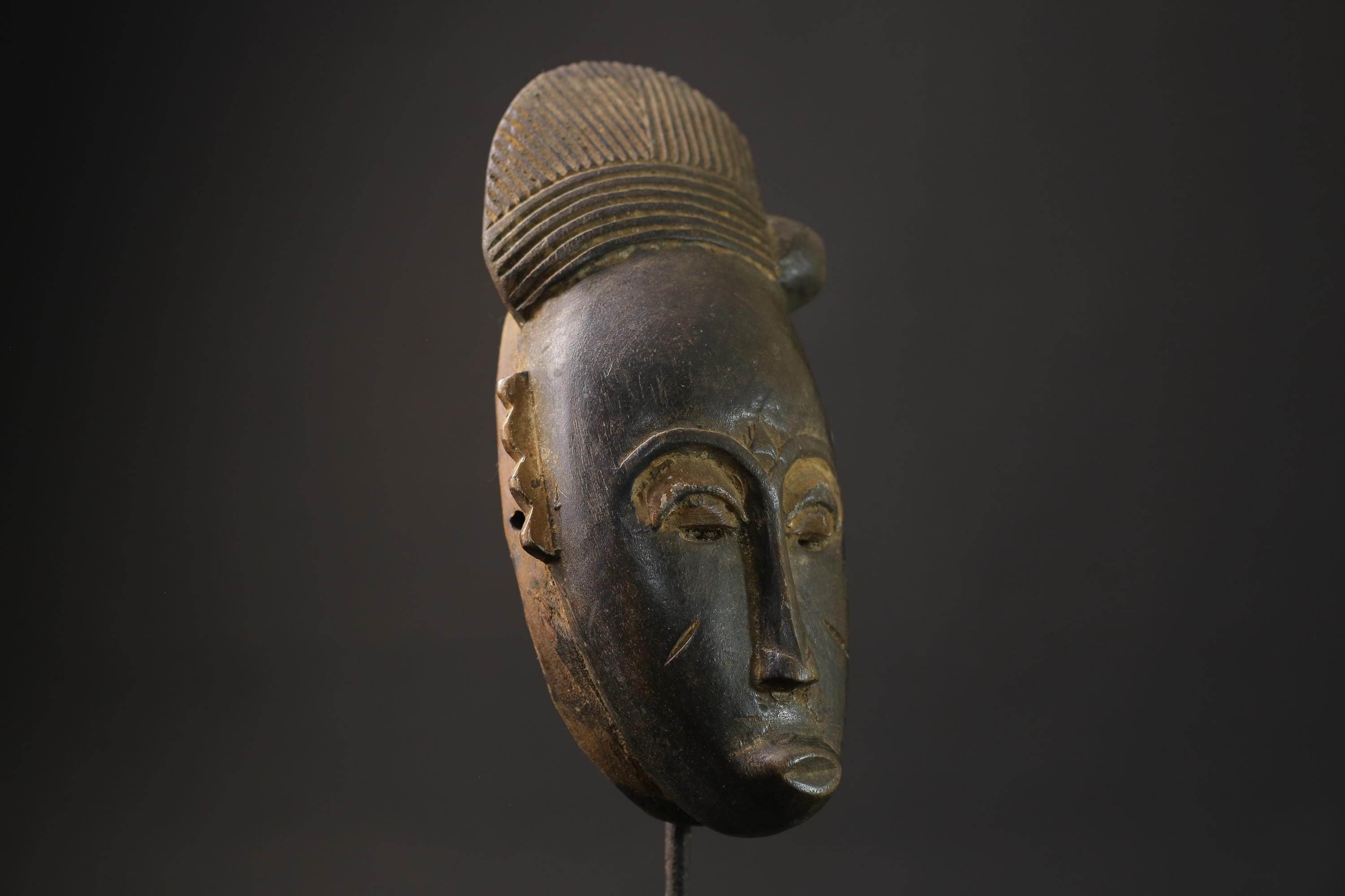 African Mask Tribal Face Wall Art Original African Guro Gu Mask Home Décor-8556