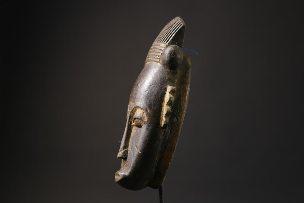 African Mask Tribal Face Wall Art Original African Guro Gu Mask Home Décor-8556