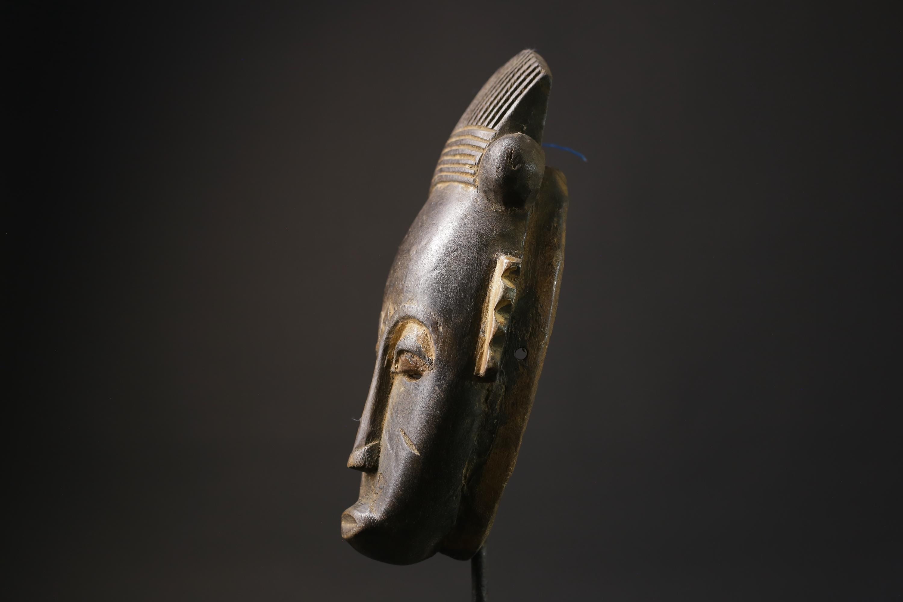 African Mask Tribal Face Wall Art Original African Guro Gu Mask Home Décor-8556