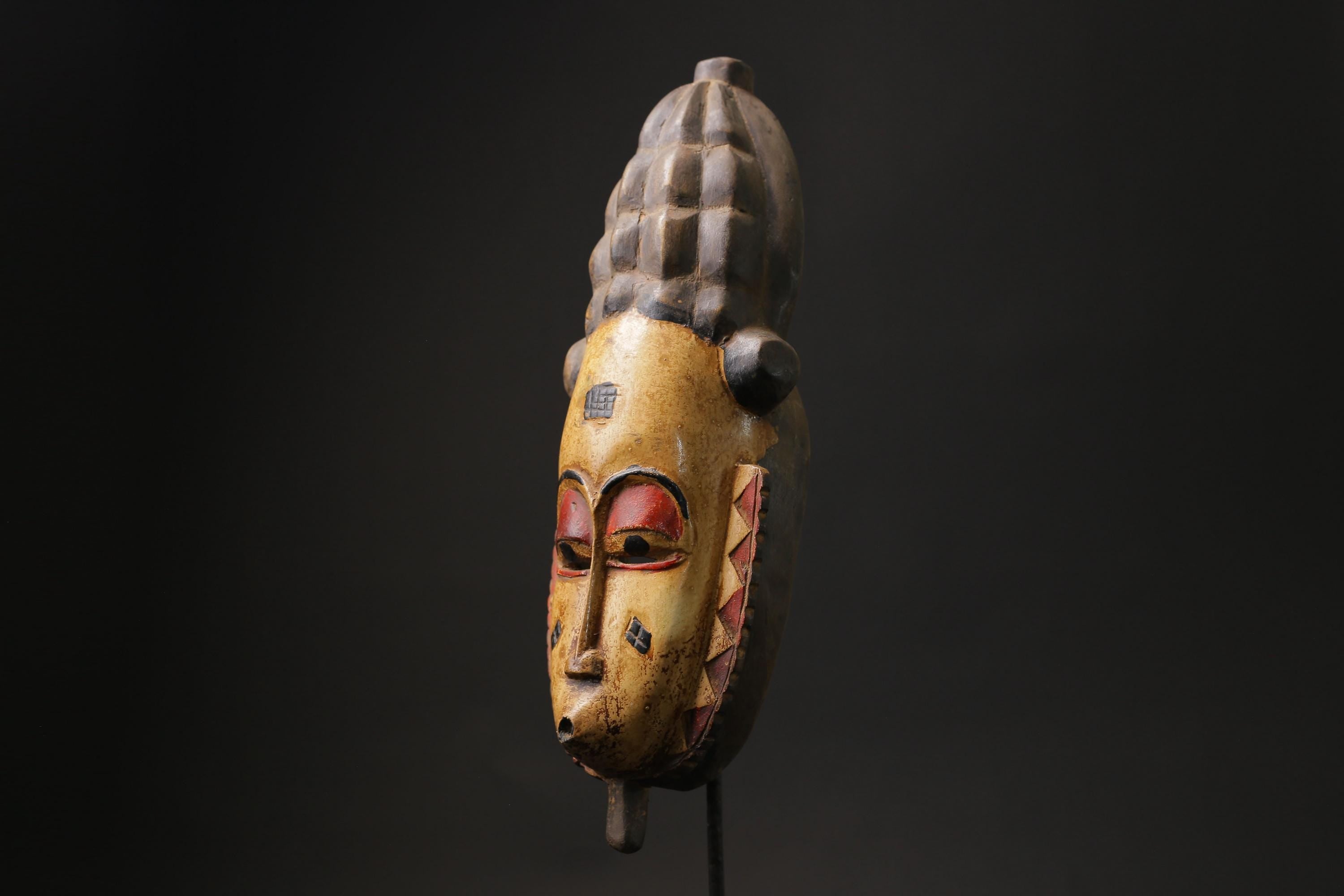 african wood mask antiques Carved Wooden Wall Décor Tribe Art Masks Guro masks for wall-9813