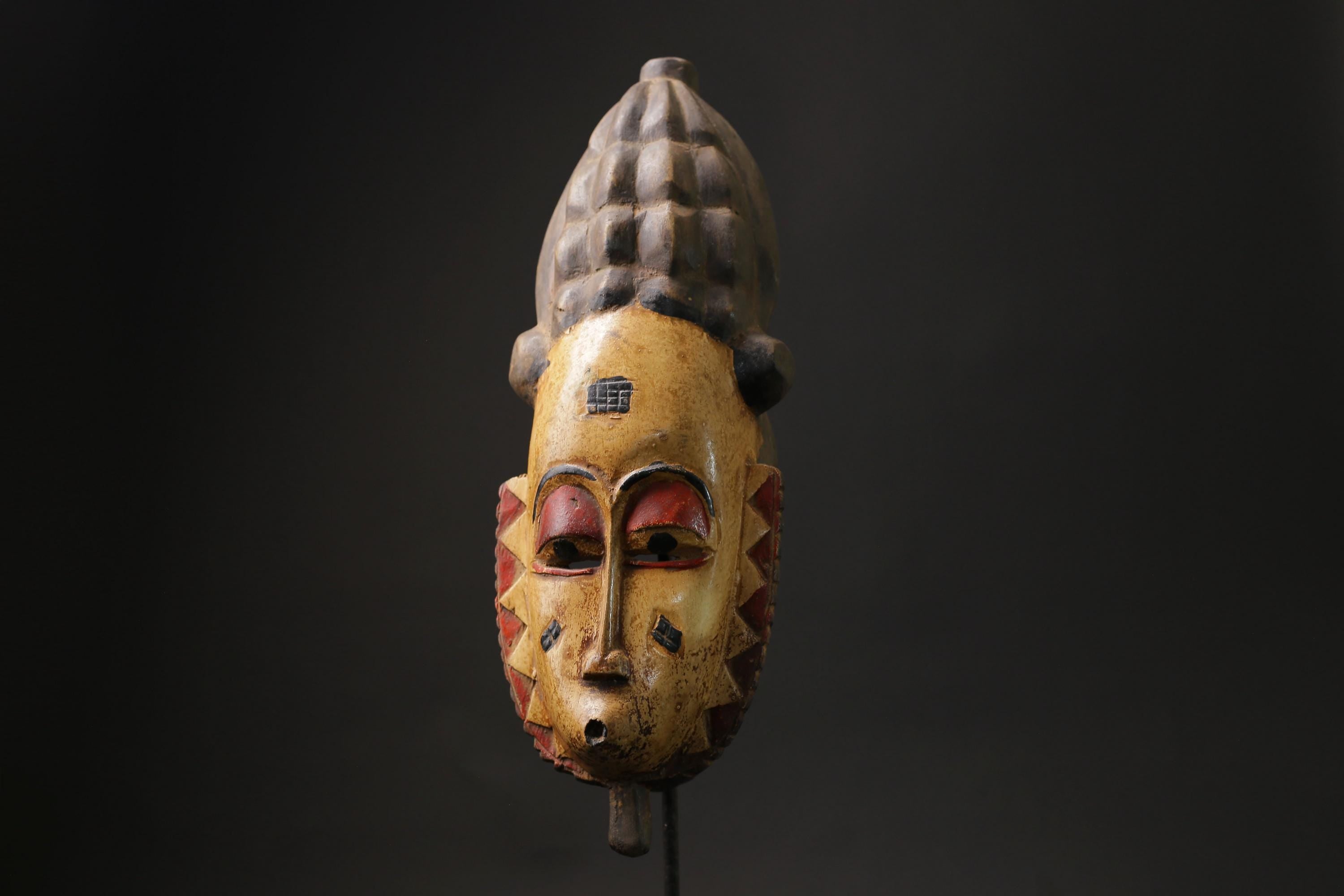african wood mask antiques Carved Wooden Wall Décor Tribe Art Masks Guro masks for wall-9813