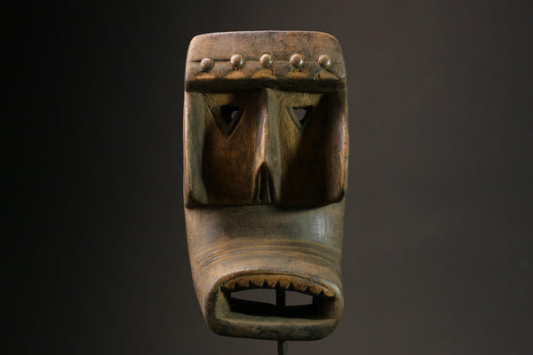 African wood mask antiques Wooden Tribal Dan Kran also Dan Ngere or Dan  Masks for wall-4130