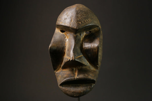 African mask antiques tribal Face Dan-karanhand carved Home Masks for wall-7826