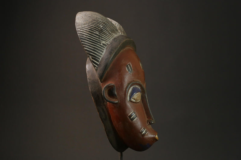 African wood mask antiques Guros Mask african Masks for wall-7356