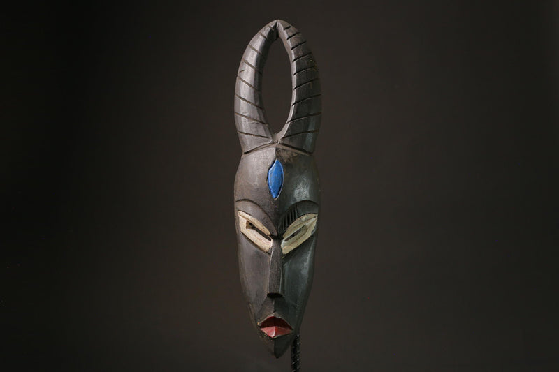 African Mask Wall Art Handmade Home Décor Guro Mask African antiques Masks for wall-9927