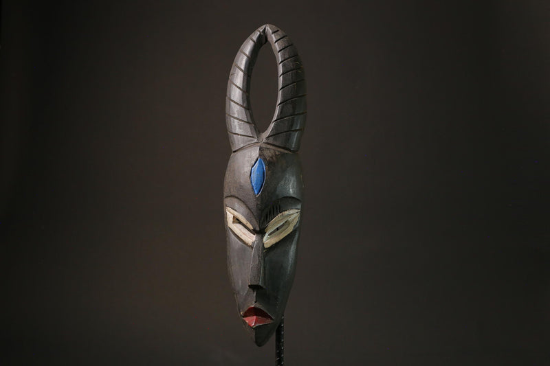 African Mask Wall Art Handmade Home Décor Guro Mask African antiques Masks for wall-9927