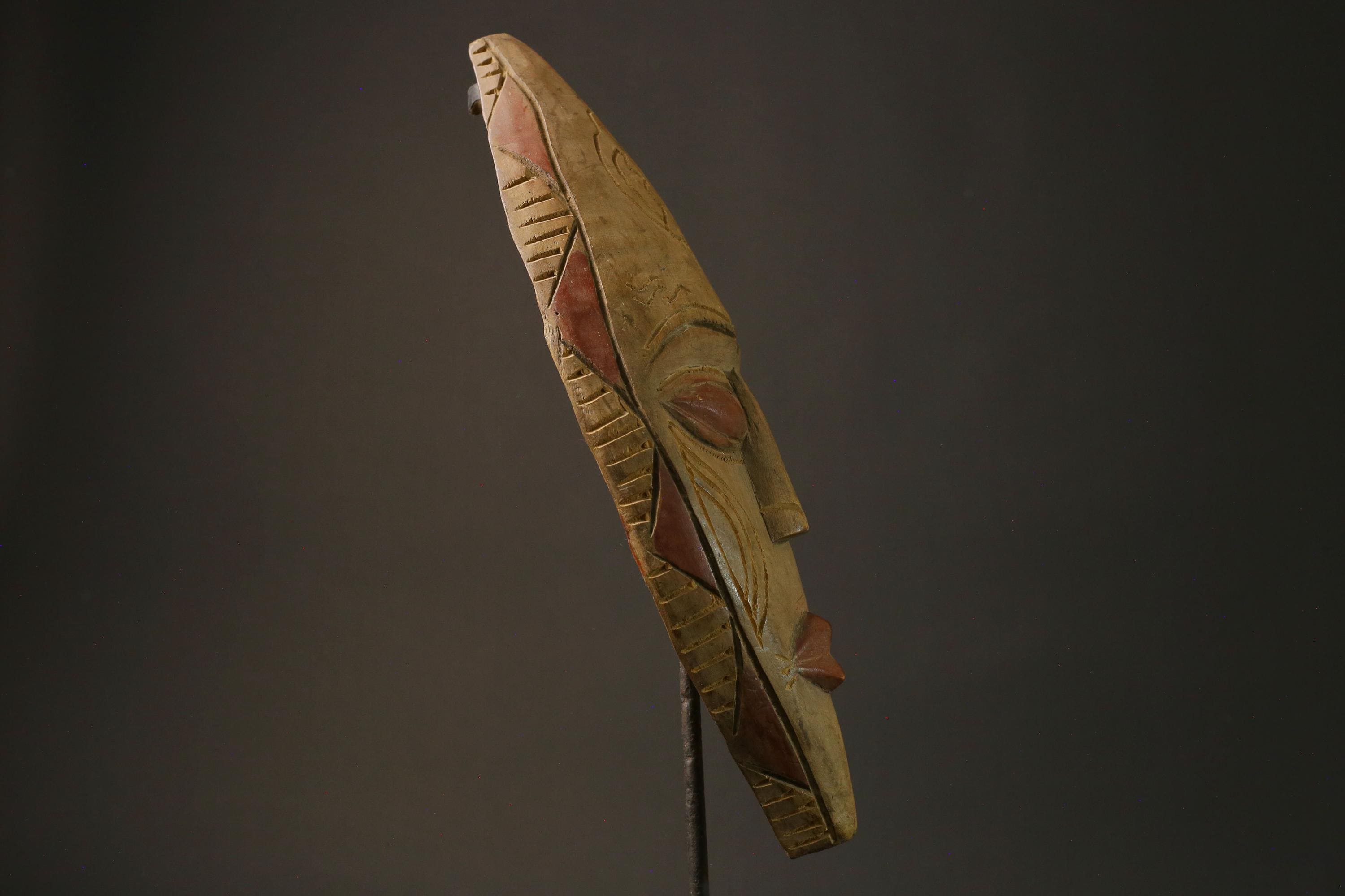 African wood mask antiques piece Vintage Wall Hanging Dan Masks for wall-G1060
