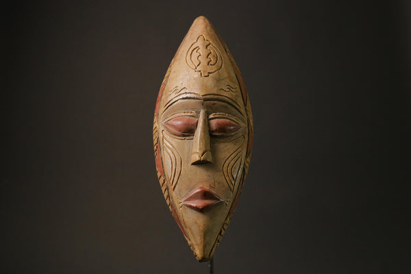 African wood mask antiques piece Vintage Wall Hanging Dan Masks for wall-G1060