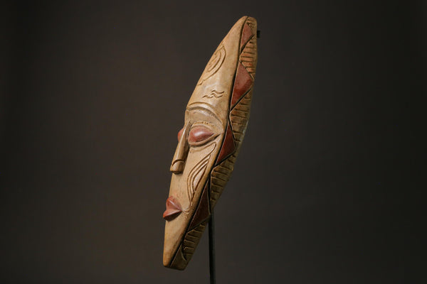 African wood mask antiques piece Vintage Wall Hanging Dan Masks for wall-G1060