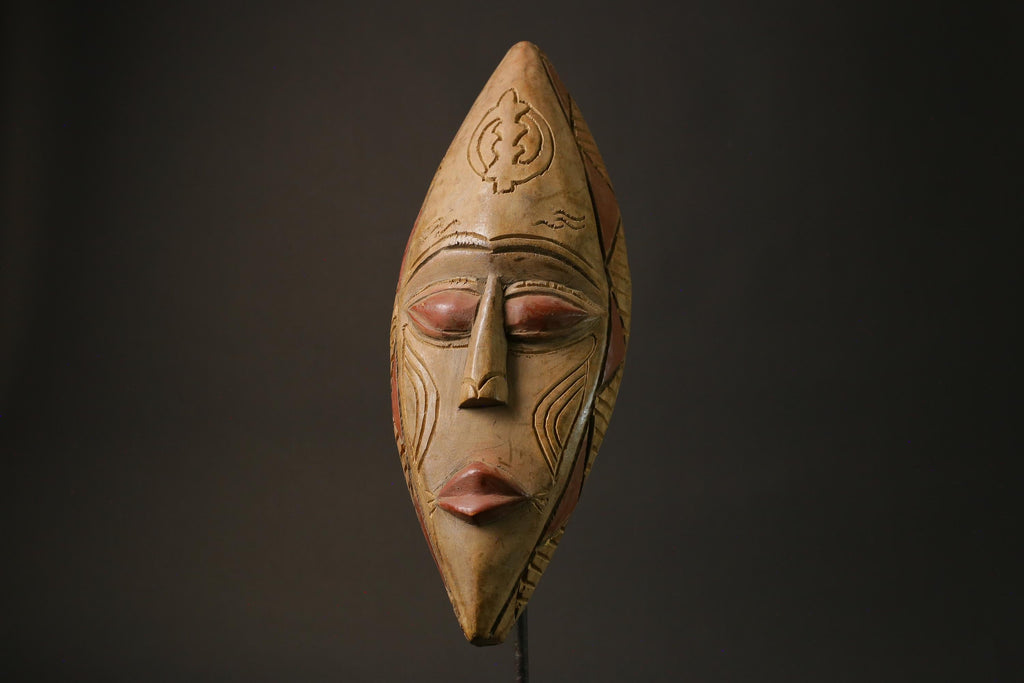 African wood mask antiques piece Vintage Wall Hanging Dan Masks for wall-G1060