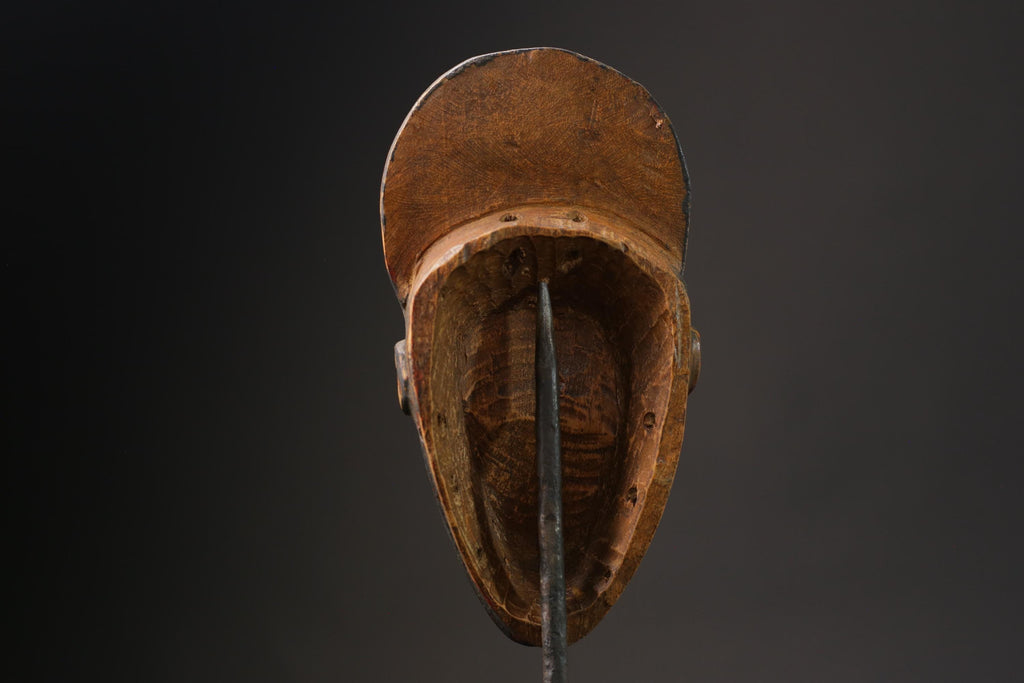 African wood mask antiques Face Vintage Wood Carved Hanging Guro masks for wall-9756