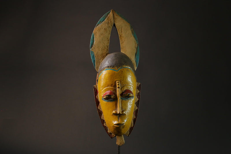 African Antique wood Hand Beautiful african mask Wood guro Masks for wall-G2714