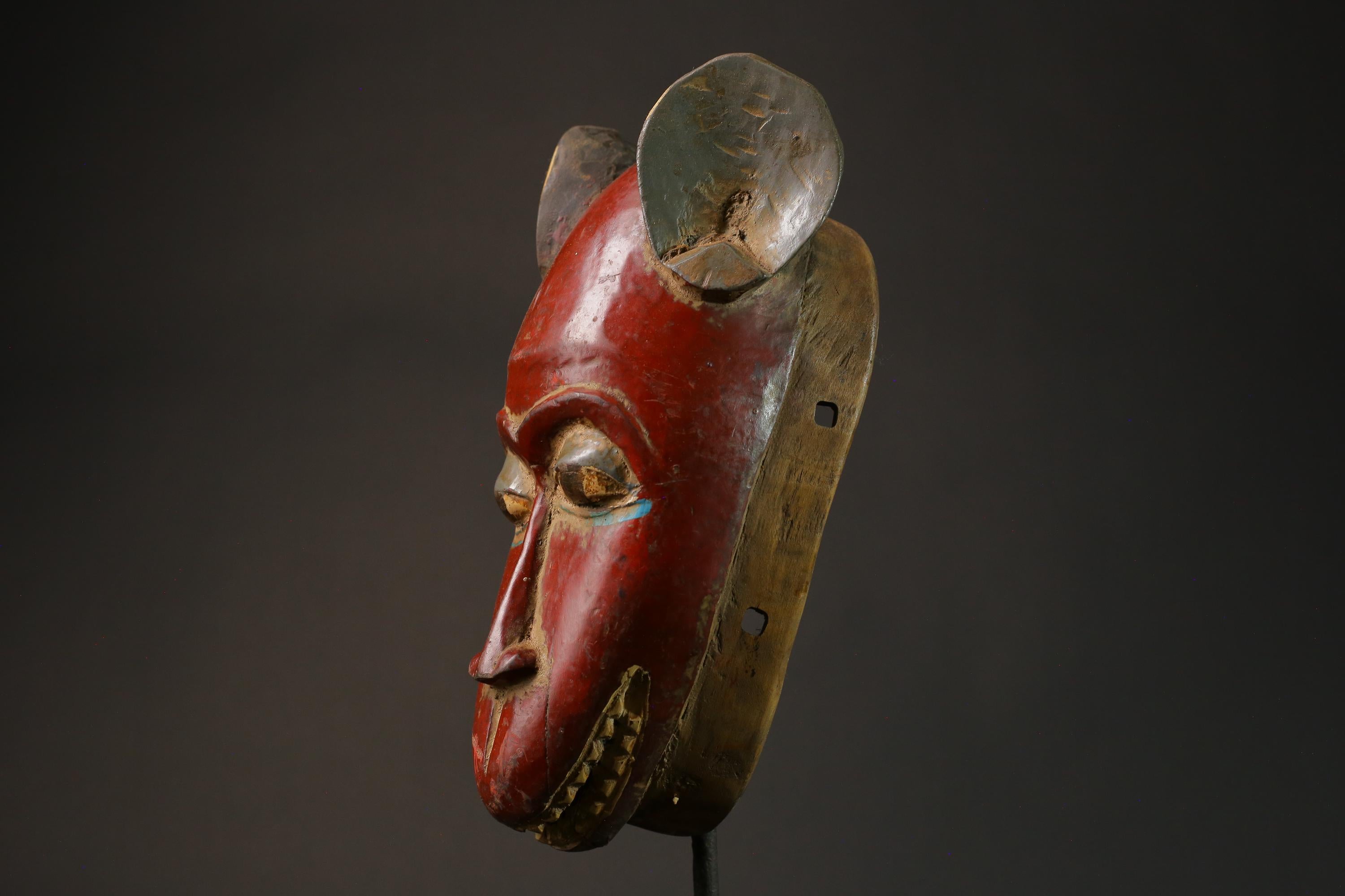 African Decor tribal Baule Wall Hanging Home Décor Liberia Wall Hanging Masks for wall-G2717