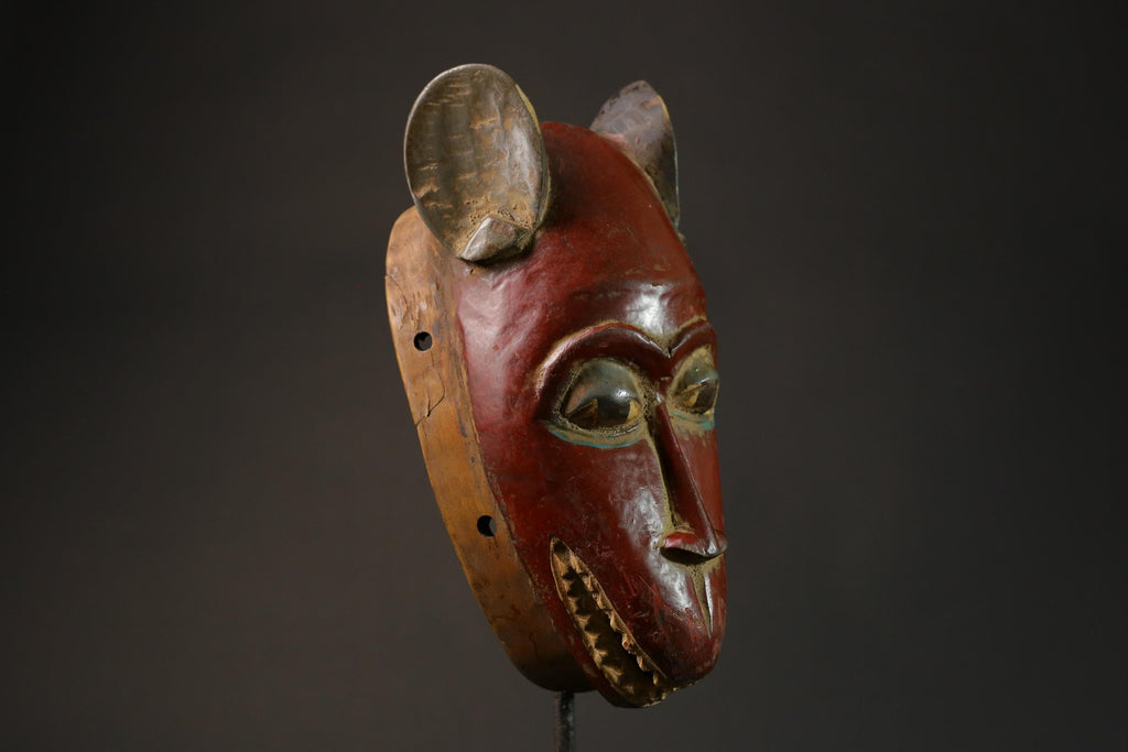 African Decor tribal Baule Wall Hanging Home Décor Liberia Wall Hanging Masks for wall-G2717