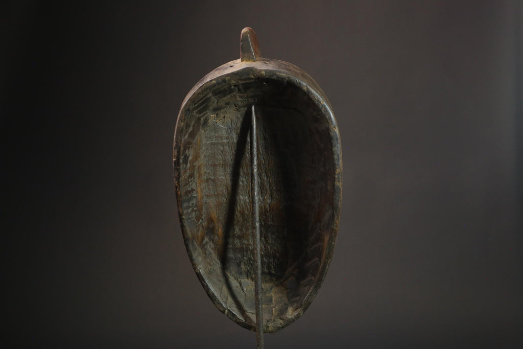 African wood mask antiques Dan Kran Mask Tribal Face Mask Wood Wall Hanging-8796