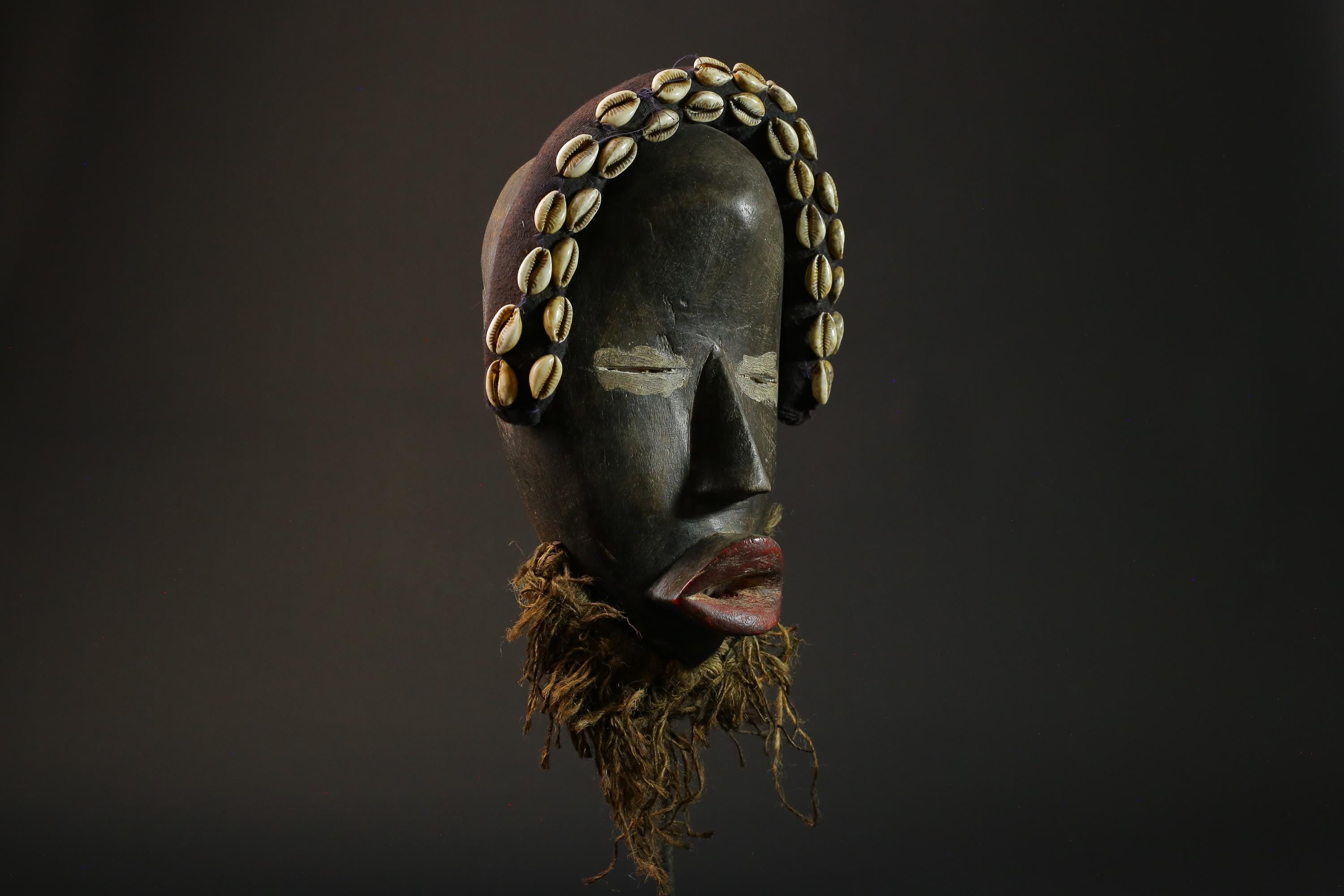African wood mask antiques Mask Dan Kran Mask African mask wall mask-8801