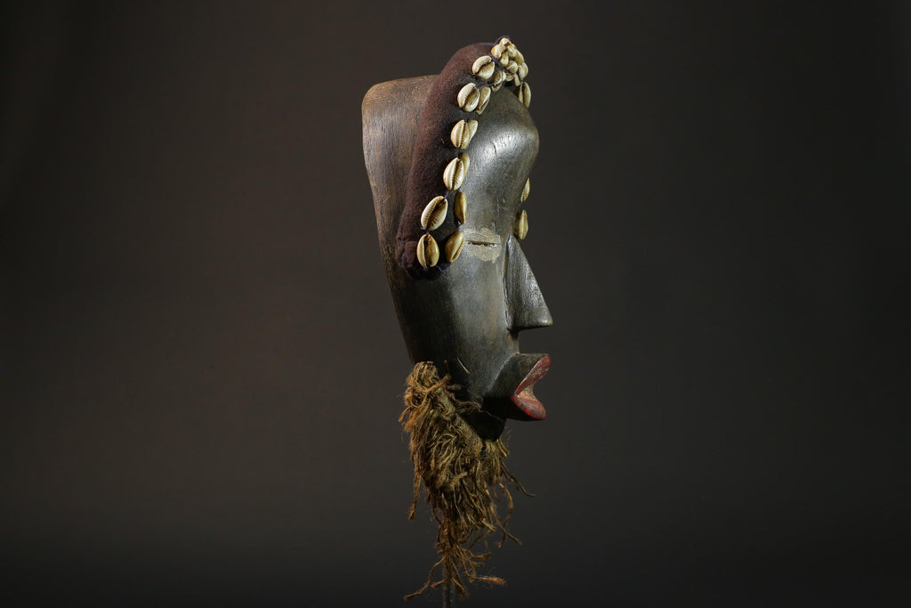 African wood mask antiques Mask Dan Kran Mask African mask wall mask-8801