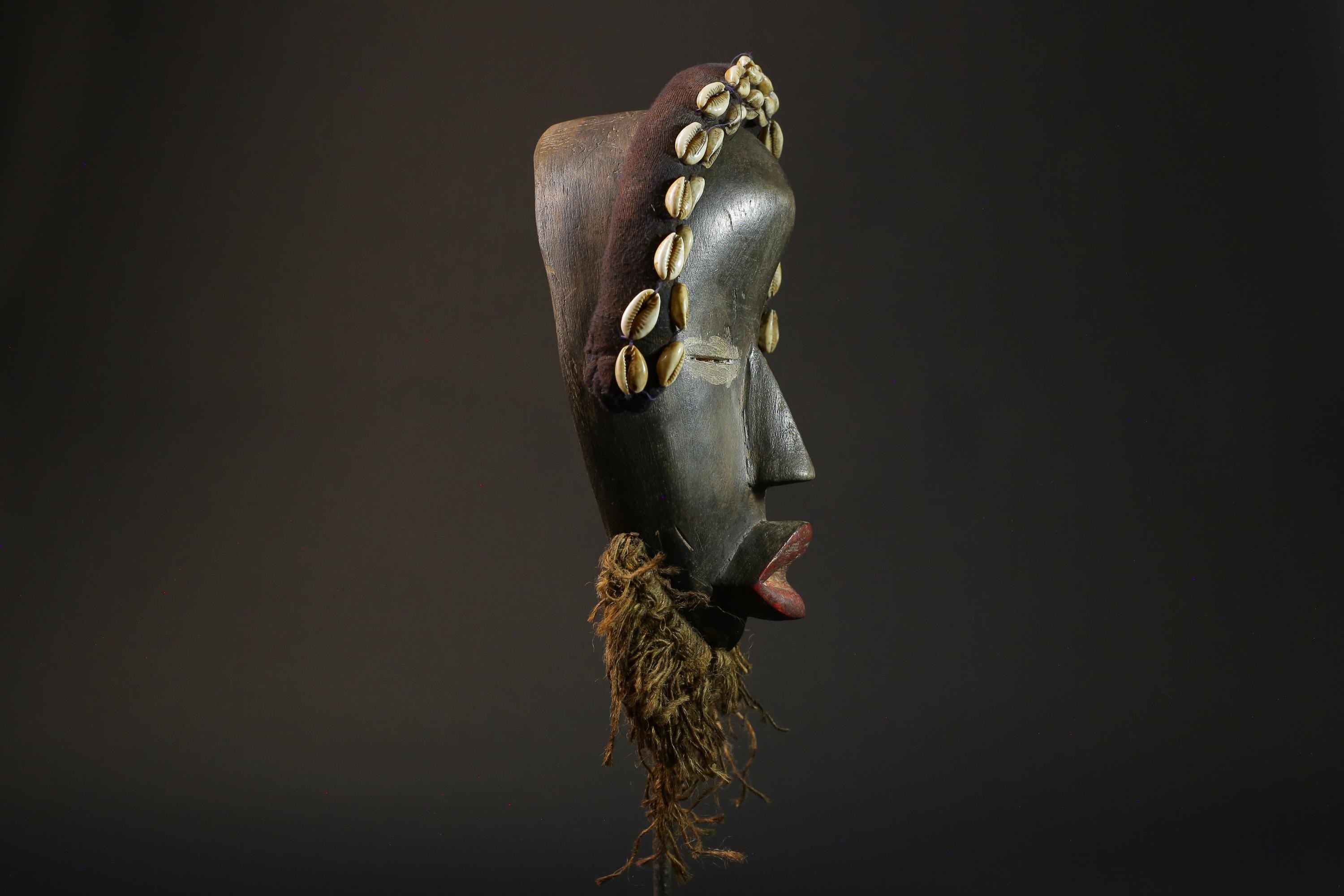 African wood mask antiques Mask Dan Kran Mask African mask wall mask-8801