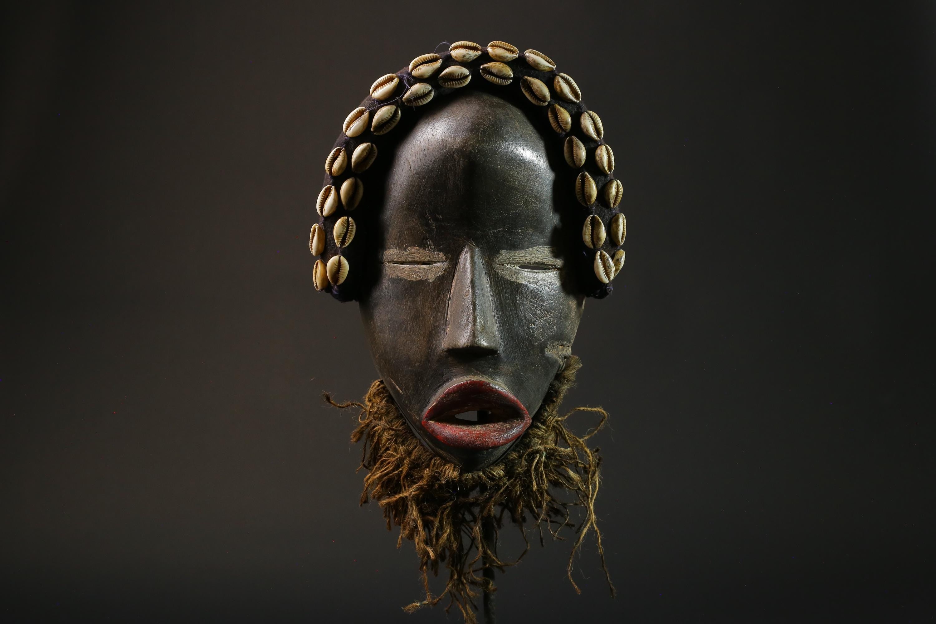African wood mask antiques Mask Dan Kran Mask African mask wall mask-8801