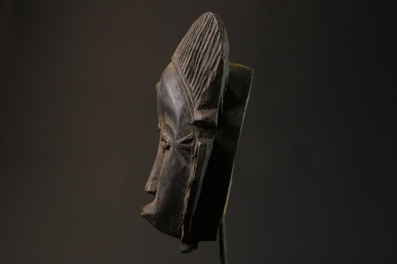 African wood mask antiques Baule Antique  Mask Wood Hand Masks for wall-7827