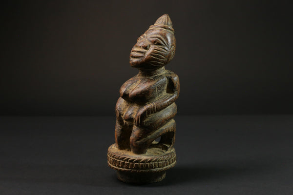 African sculpture Tribal Art Wooden Carved statue Igbo Wooden Carved statue-9997