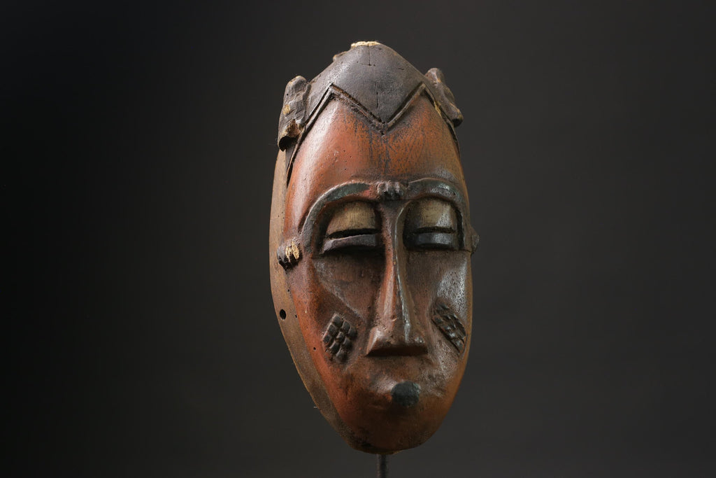 African Tribal Wood masks Guro Antiques mask hand carved Home Décor Masks for wall -5671