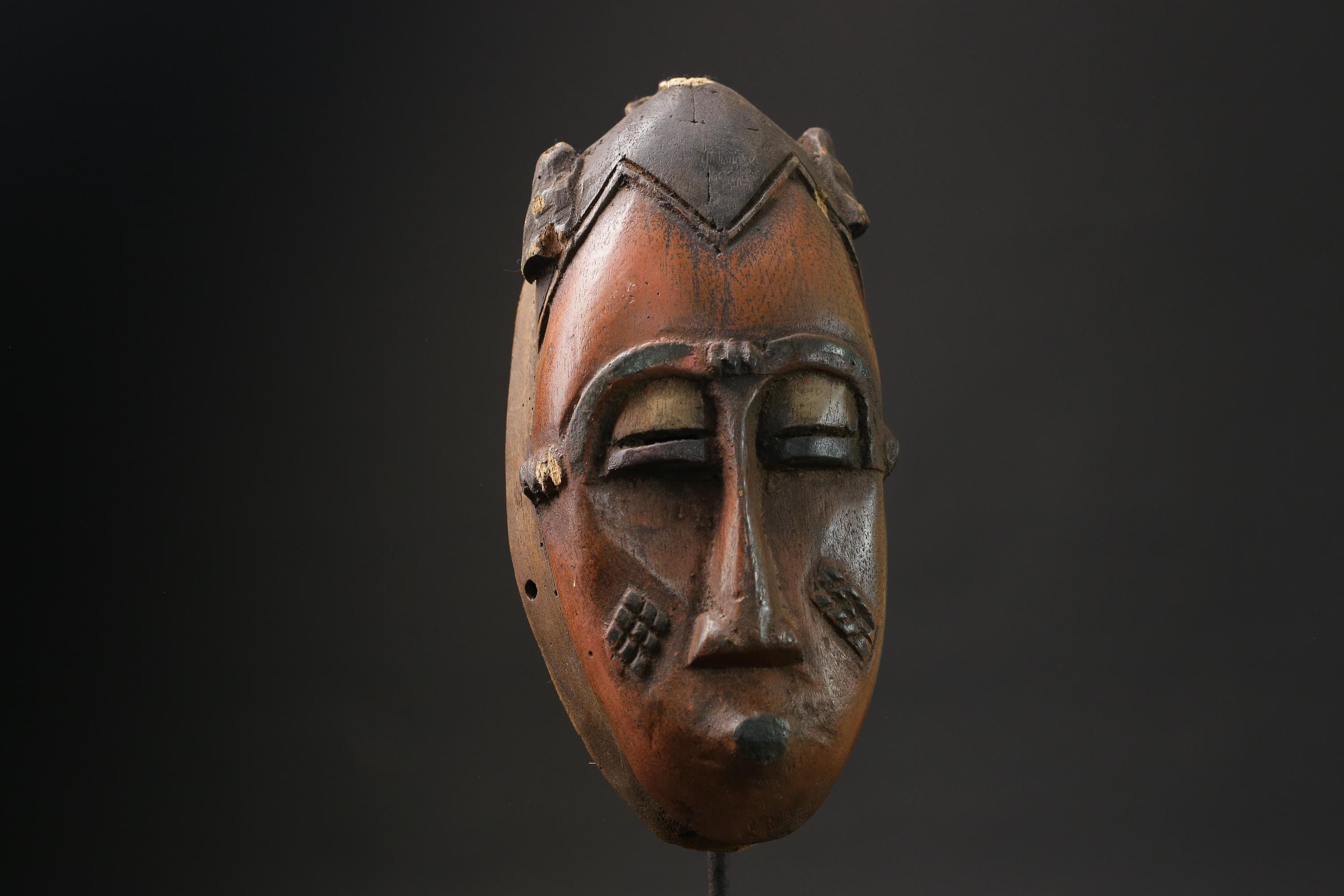 African Tribal Wood masks Guro Antiques mask hand carved Home Décor Masks for wall -5671