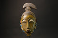 African wood mask antiques Carved wood Face Tribal antique Masks for wall- G2721