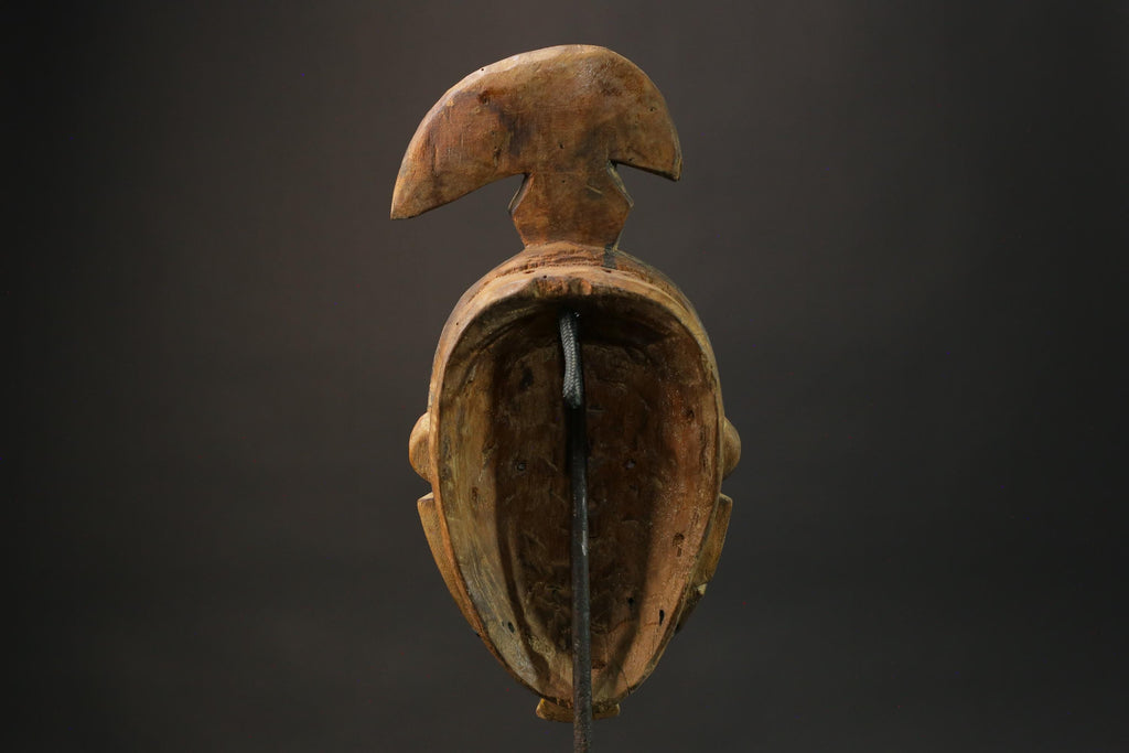 African wood mask antiques Carved wood Face Tribal antique Masks for wall- G2721