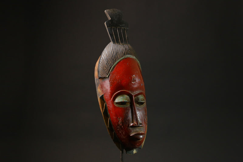 African Antique wood Hand Beautiful african mask Wood guro Masks for wall-G2732