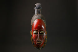 African Antique wood Hand Beautiful african mask Wood guro Masks for wall-G2732