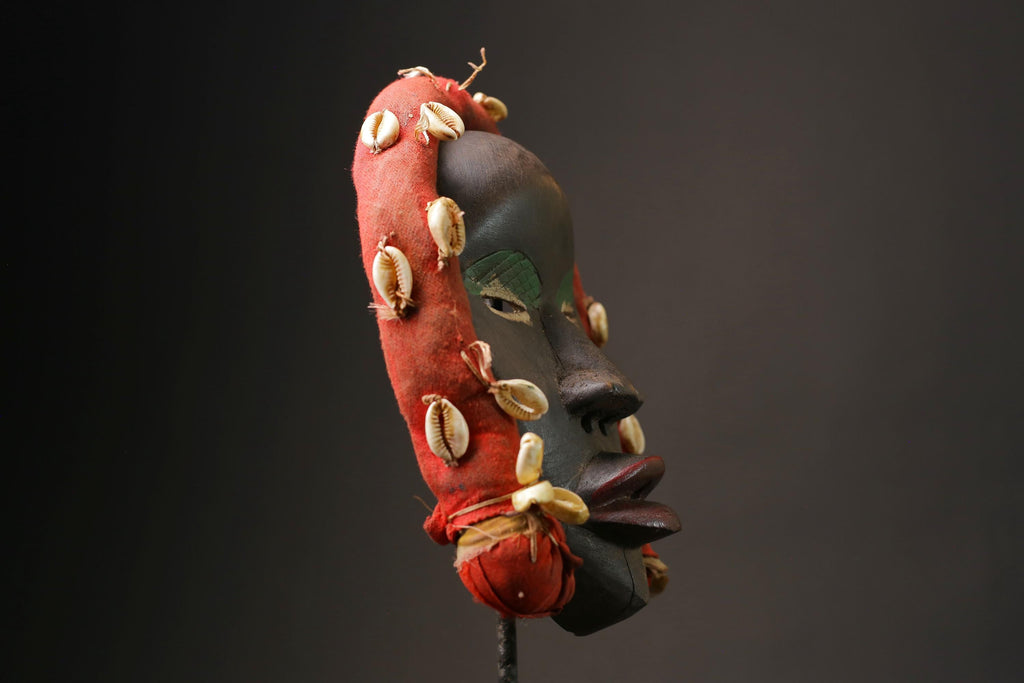 african wood mask antiques wood mask Face Mask African Dan Kran Masks for wall-9861
