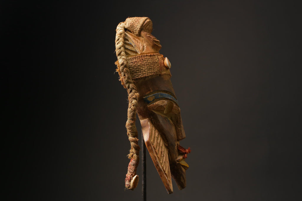 african wood mask antiques GHANA Home Décor Crafted Masks for wall -9859