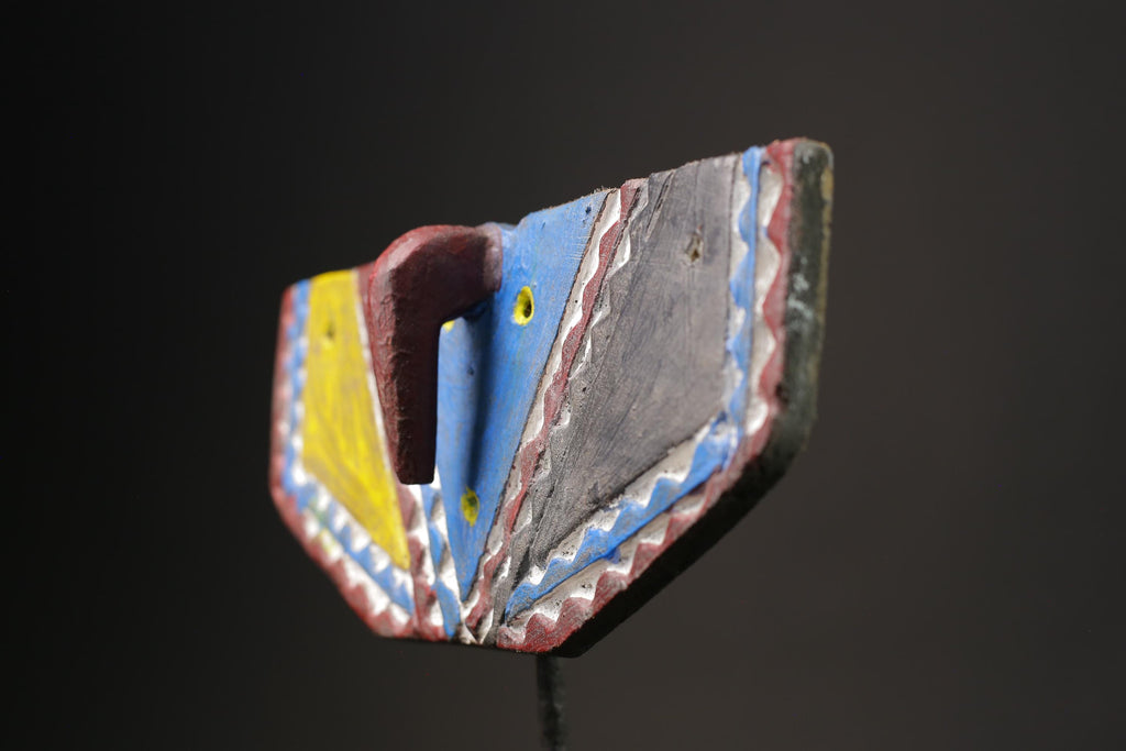 african wood mask antiques African Wall Decor Plank Mask BOBO Masks for wall-9858
