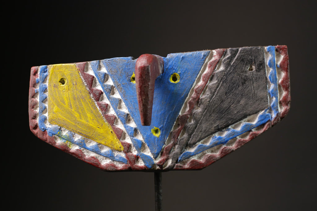 african wood mask antiques African Wall Decor Plank Mask BOBO Masks for wall-9858