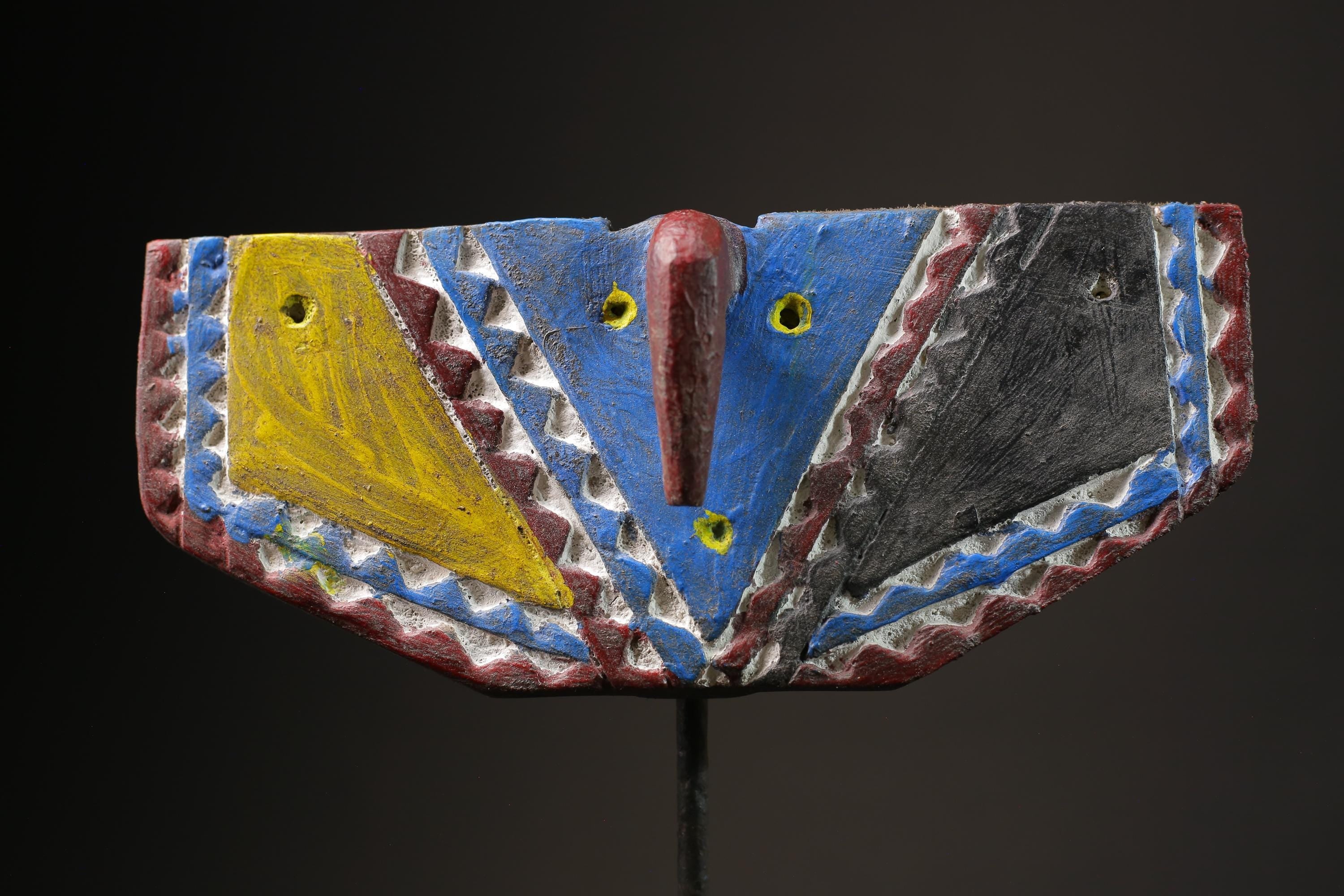 african wood mask antiques African Wall Decor Plank Mask BOBO Masks for wall-9858