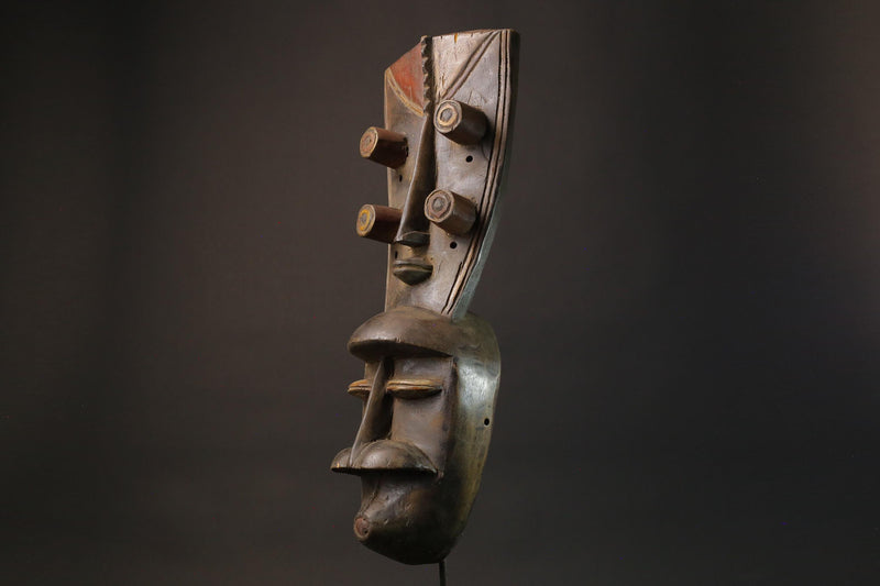 African masks antiques tribal wood mask Face Mask African Tribal Grebo Masks for wall-8824